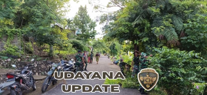 Babinsa Omesuri Bersama Warga Balauring Wujudkan Lingkungan Desa Bersih dan Nyaman