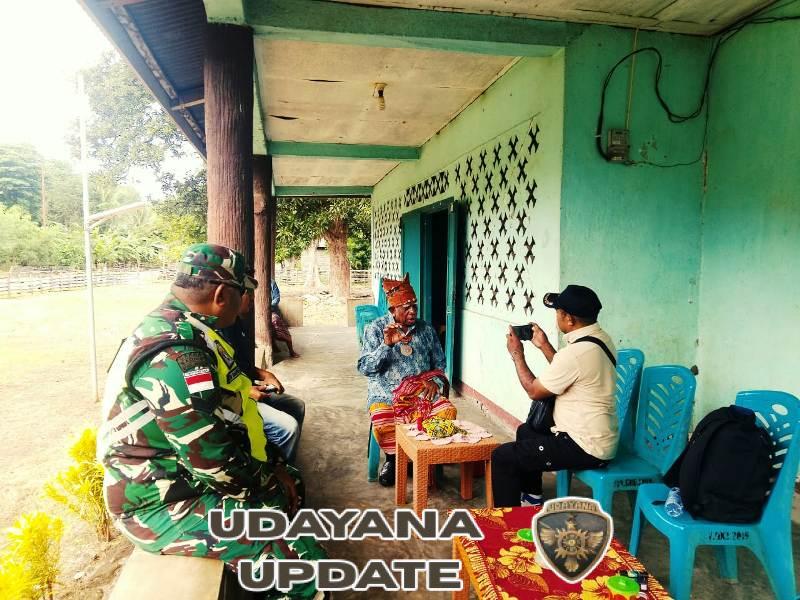 Babinsa Dampingi Media Soroti Ketahanan Pangan Oepoli Perbatasan