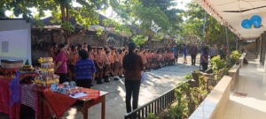 “Babinsa Kampung Anyar Hadiri Momen Emas HUT ke-50 SDN 3, Perkuat Kebersamaan Warga Sekolah