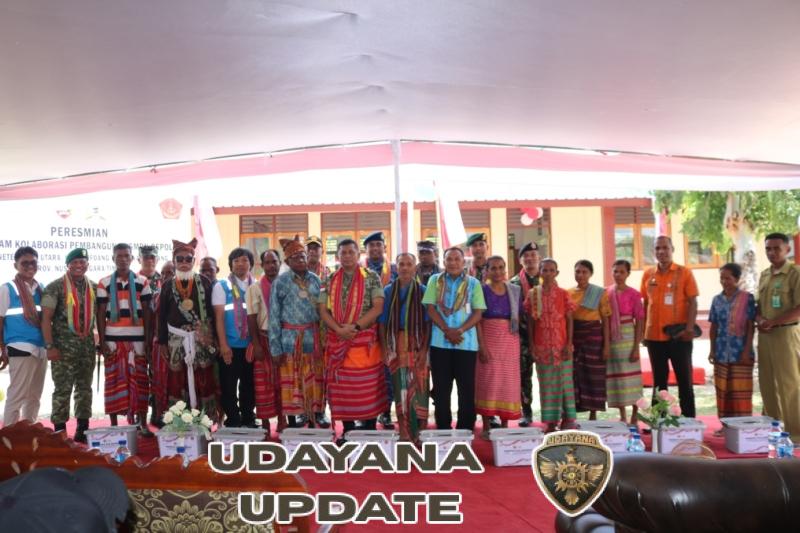 Kodim Kupang Bagikan Sembako Warga Oepoli Perbatasan