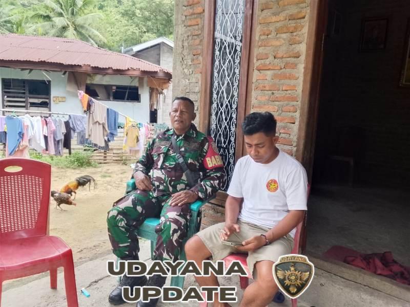 Babinsa Koramil 1602-02/Wolowaru Laksanakan Komsos dan Pamwil di Desa Wolosoko