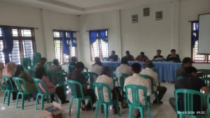 Babinsa Talonang Baru Hadiri Rapat Koordinasi Awal Tahun Desa