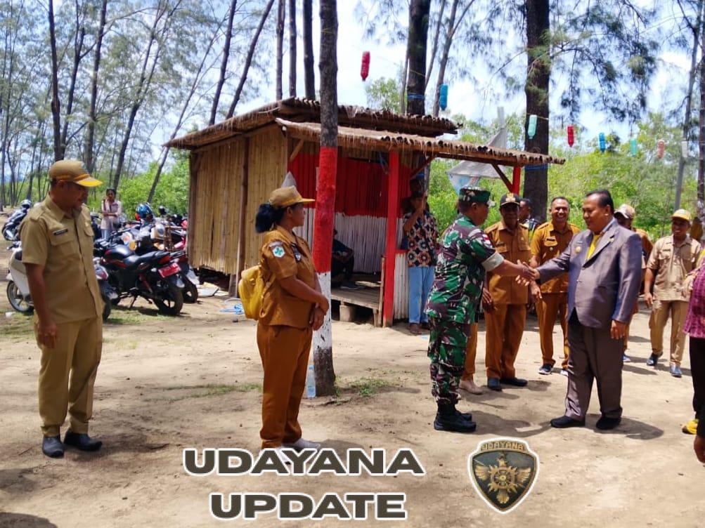 Perkuat Sinergi, Danramil Biudukfoho Wakili Dandim Hadiri Pelantikan Pejabat Lingkup Pemda Malaka