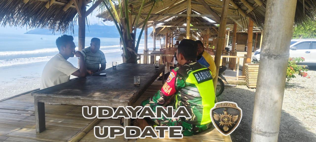 Babinsa Koramil 1602-01/Ende Gelar Komsos dan Pamwil di Kelurahan Nderurea