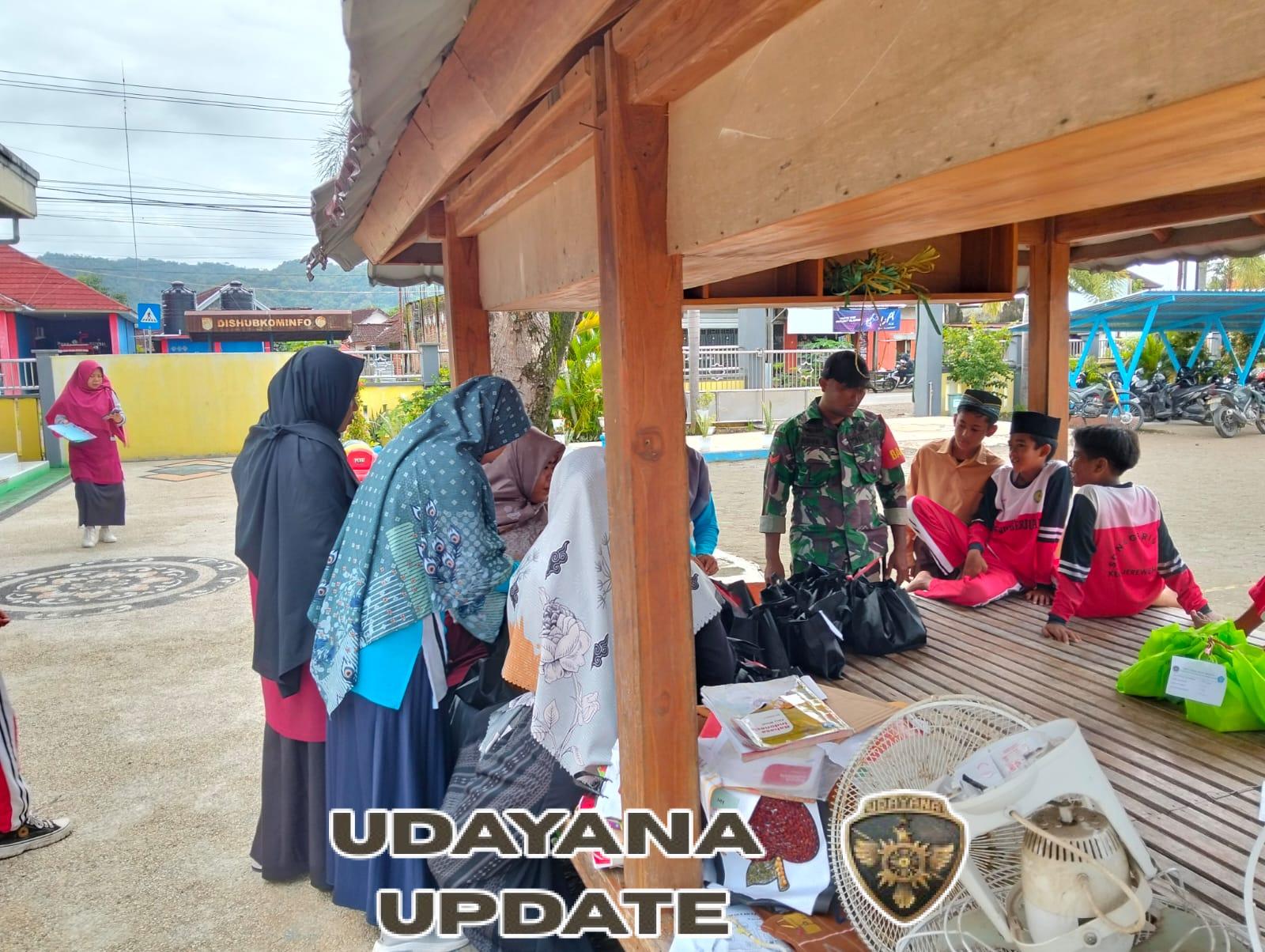 Babinsa Jereweh Dampingi Program Makan Bergizi Gratis di SD Negeri Goa