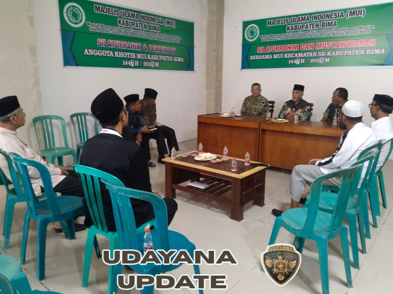 Dandim 1608/Bima Ajak Tokoh Agama Bersama Atasi Permasalahan Sosial dan Narkoba