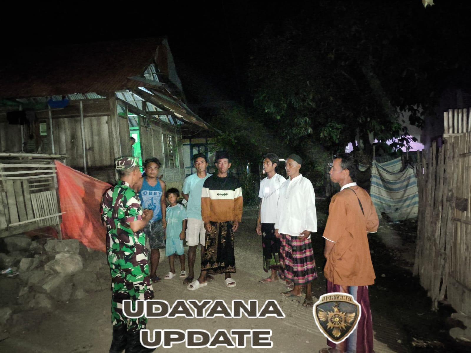 Patroli Siskamling Gencar di Desa-Desa Kecamatan Woha dan Sekitarnya