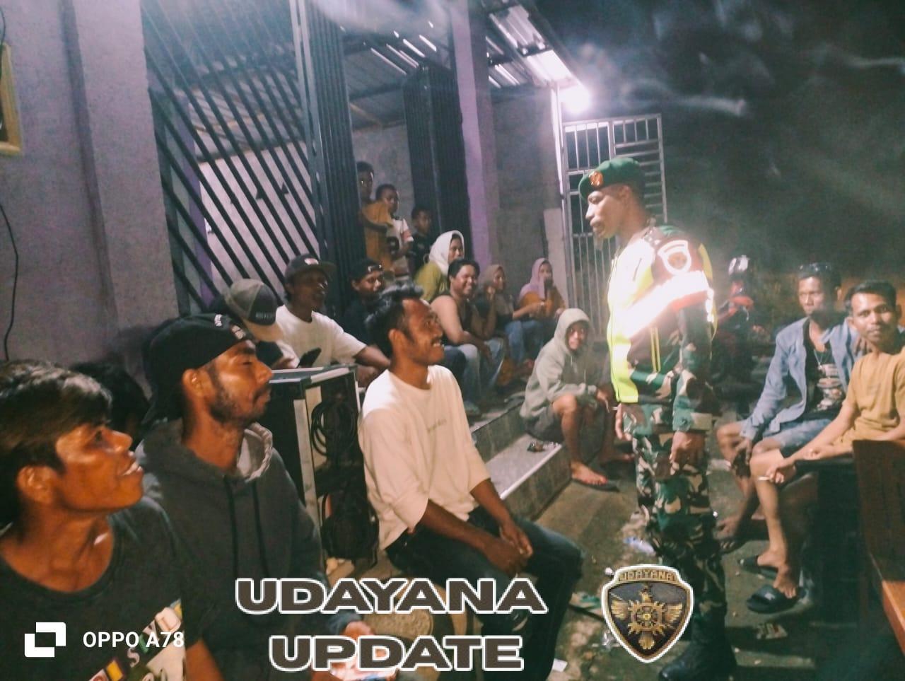 Patroli di Desa Teta Ajak Warga Jaga Toleransi Antar Umat Beragama