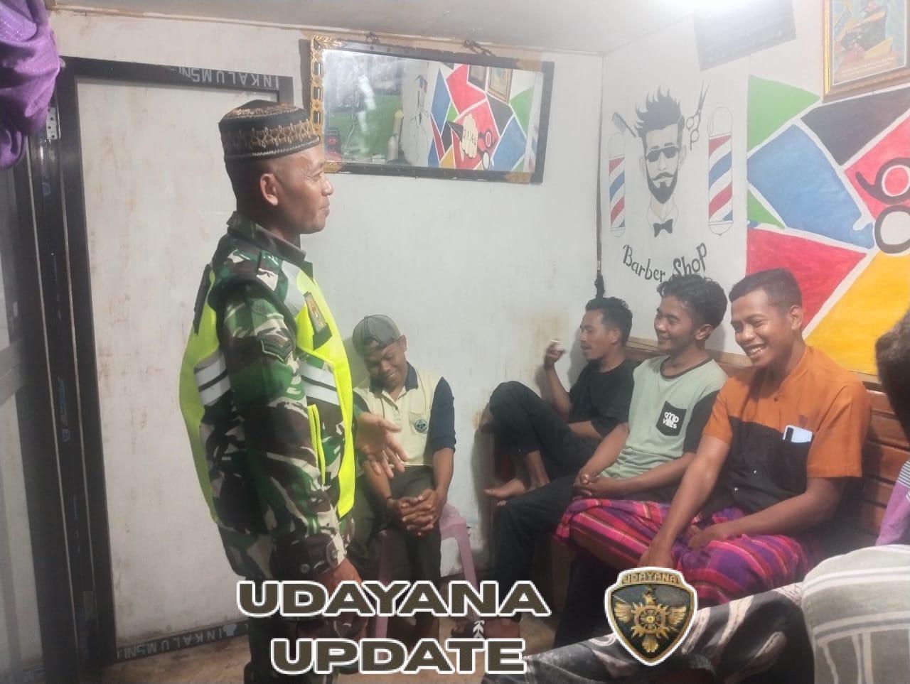 Kebersihan Lingkungan Jadi Fokus Patroli Malam Babinsa Kore