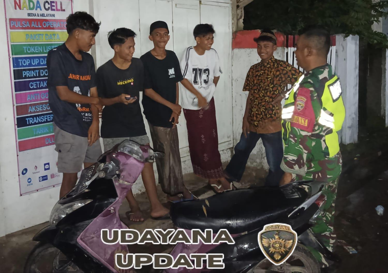 Sertu Suherman Ingatkan Pentingnya Silaturahmi dan Pengawasan Remaja di Desa Timu