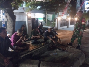 Patroli Siskamling Terpadu Fokus Cegah Gangguan Keamanan di Kecamatan Woha dan Sekitarnya