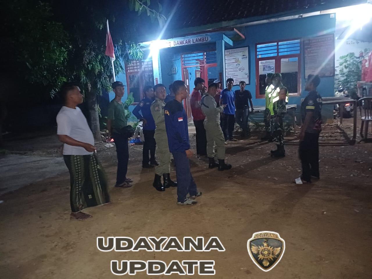 Koordinasi TNI, Aparat Desa, dan Tokoh Masyarakat Tingkatkan Keamanan Wilayah Lambu