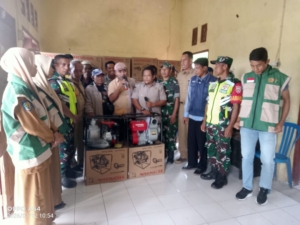 Meningkatkan Produktivitas Pertanian, Bantuan Mesin Pompa Air Tersalurkan ke 5 Desa di Parado