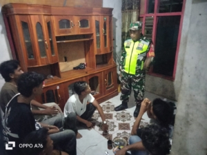 Serka Saiful Kampanyekan Warga Muda Desa Sondosia untuk Aktif Jaga Keamanan Lingkungan