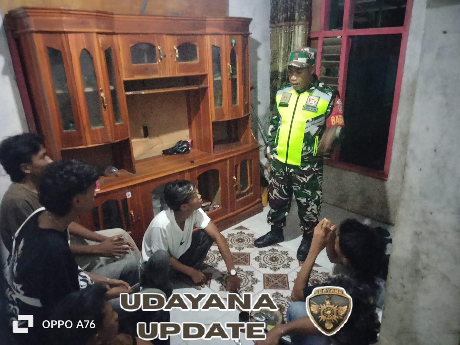 Serka Saiful Kampanyekan Warga Muda Desa Sondosia untuk Aktif Jaga Keamanan Lingkungan