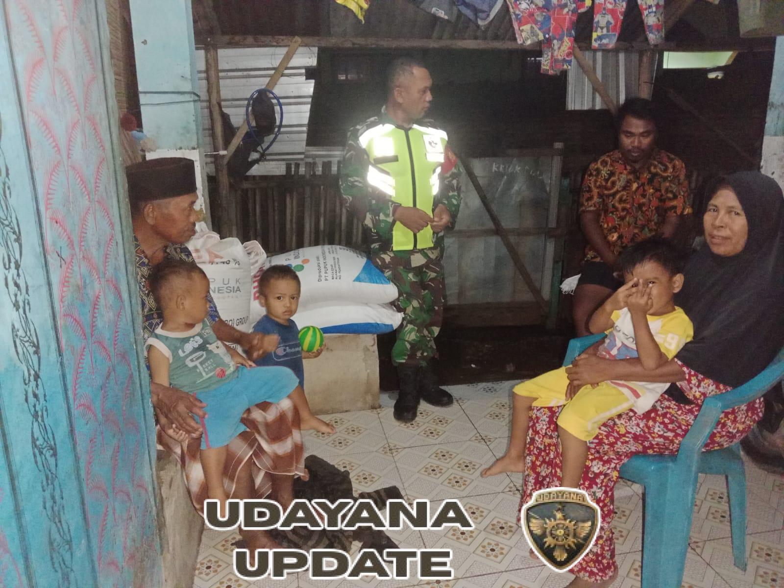 Ronda Malam Bersama Babinsa Ciptakan Lingkungan Aman dan Harmonis di Kabupaten Bima