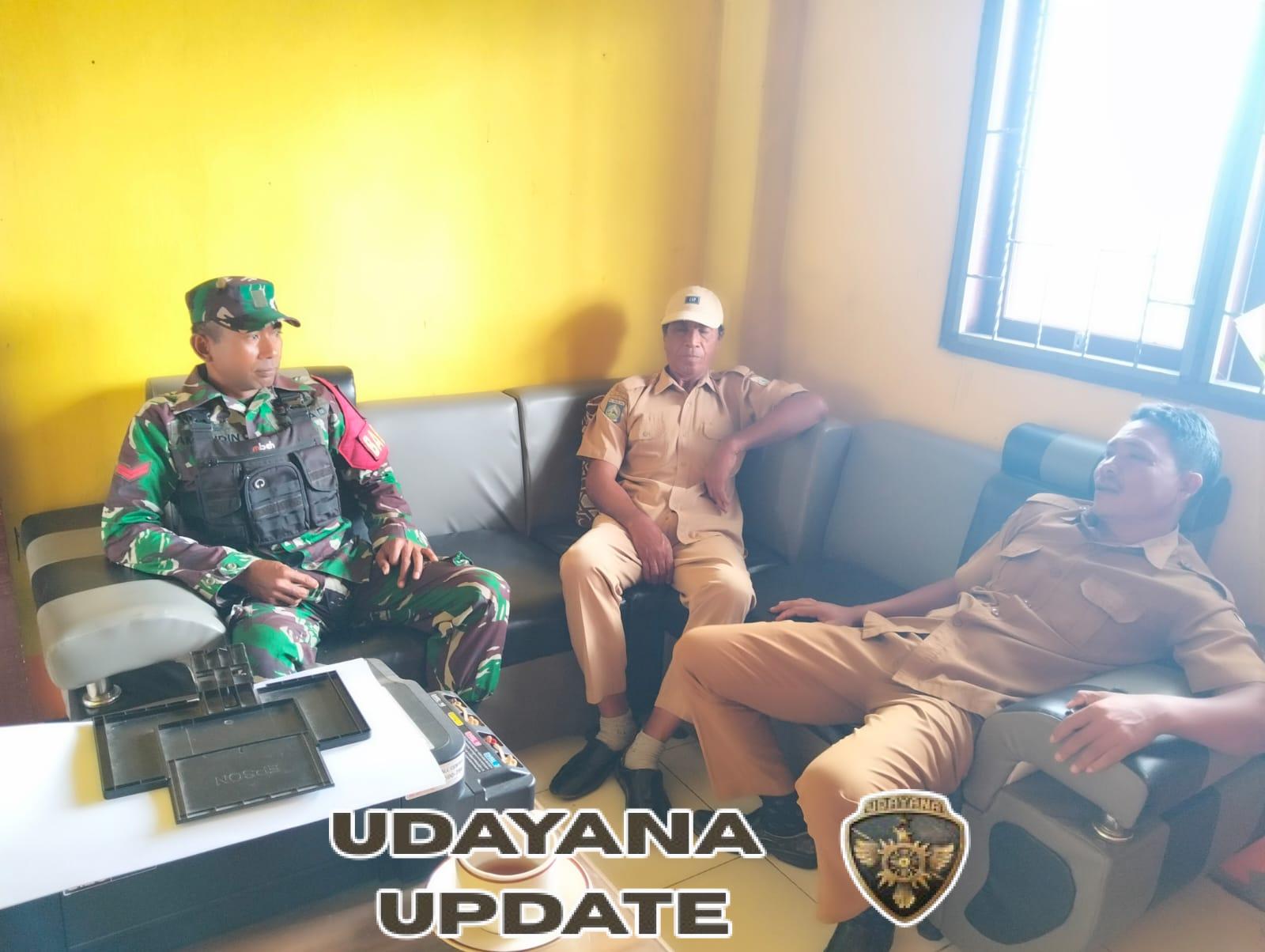 Dukung Ekonomi Desa, Babinsa Kiantar Bahas Kesiapan Lahan Koperasi