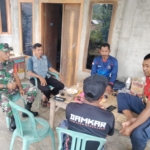 Perkuat Kemanunggalan TNI–Rakyat, Babinsa Tebo Gelar Komsos