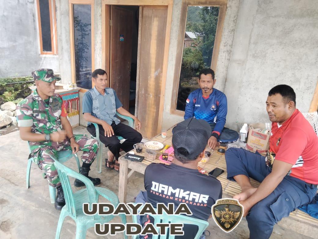 Perkuat Kemanunggalan TNI–Rakyat, Babinsa Tebo Gelar Komsos