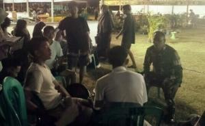 Serka Lalu Zainuddin Laksanakan Patroli Kamtibmas di Wilayah Jereweh