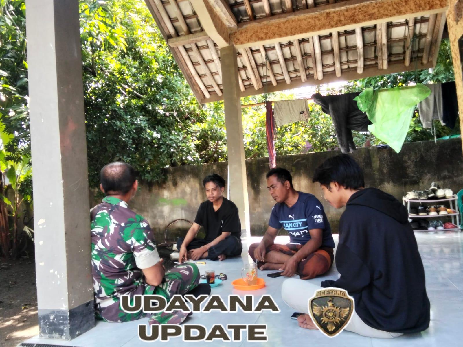 Cegah Banjir dan Penyakit, Babinsa Sugian Himbau Pemuda Peduli Lingkungan