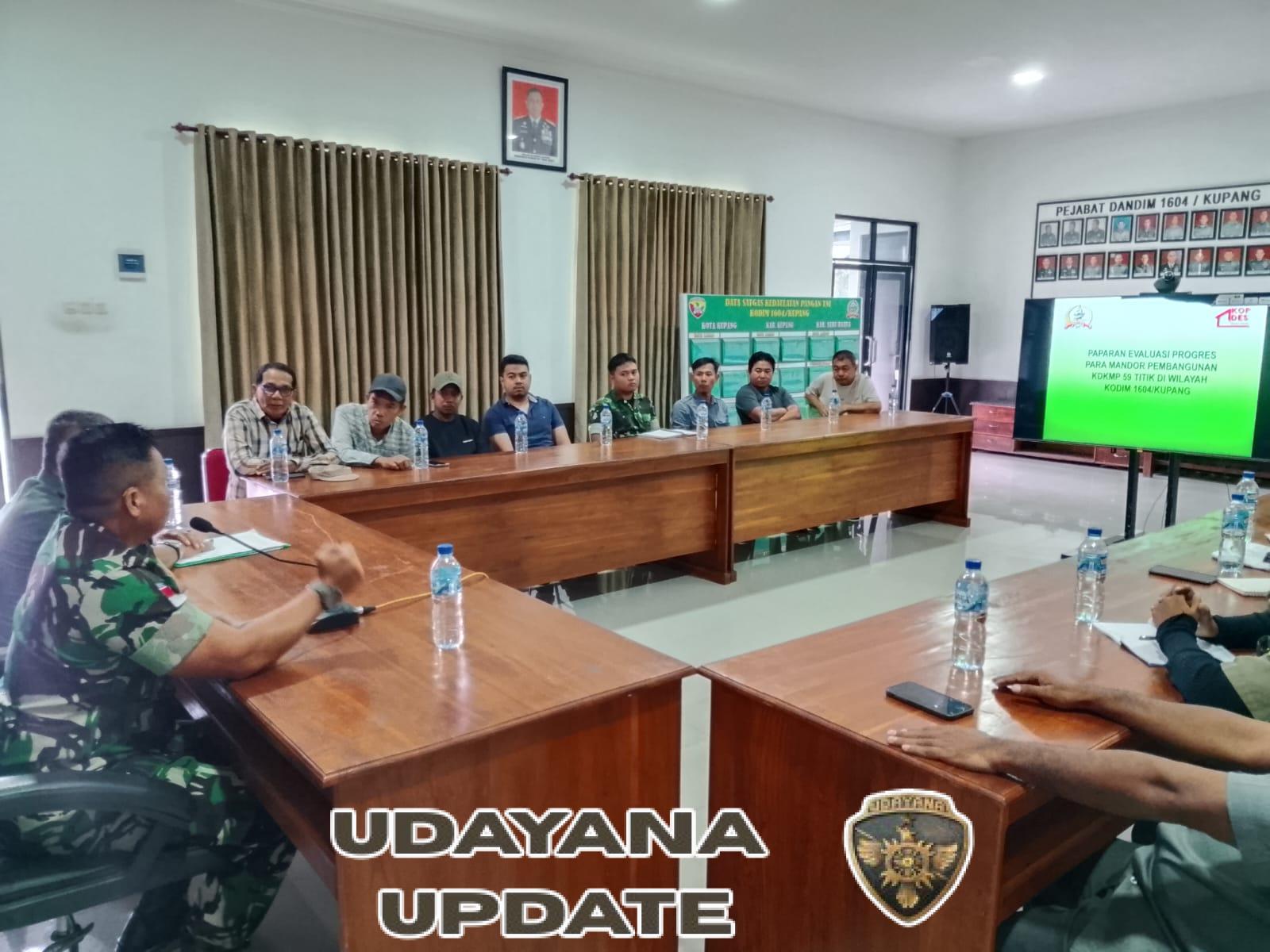 Kodim 1604/Kupang Dorong Mandor Percepat Progres KDKMP