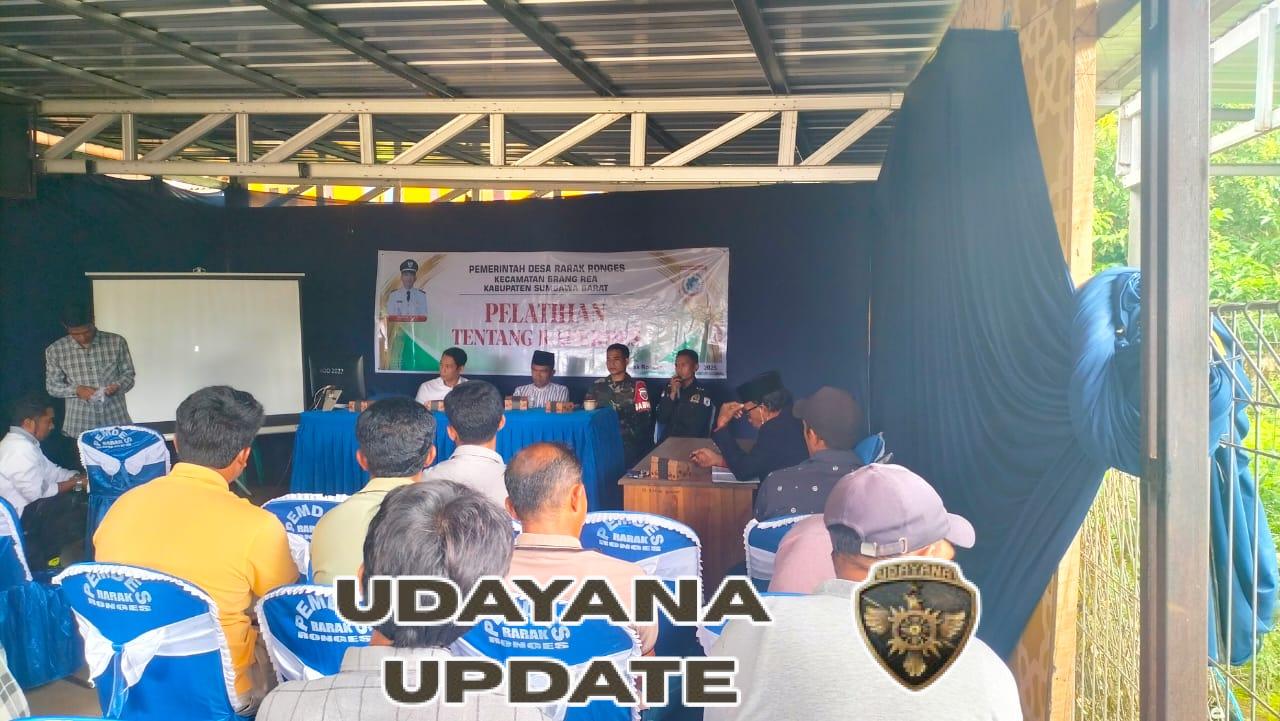 Dukung Tata Kelola Desa, Babinsa Ikuti Pelatihan Raperdes di Brang Rea