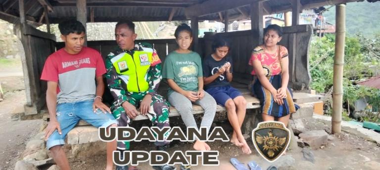 TNI AD Hadir di Tengah Warga, Babinsa Sokoria Selatan Himbau Jaga Kamtibmas dan Keselamatan