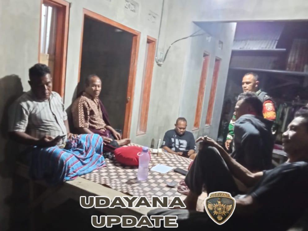 Sinergi Babinsa Koramil 1608-07/Monta Ciptakan Ketenteraman Lingkungan Saat Malam Hari