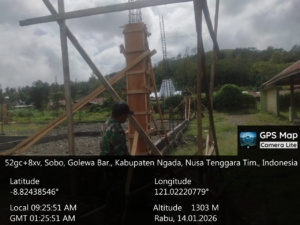 Peletakan Batu Pertama KDKMP Bela Berlangsung Aman dan Kondusif