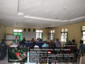 Koramil 1625-03/Boawae Gelar Rapat Koordinasi Penetapan Lahan KDMP Desa Woedoa