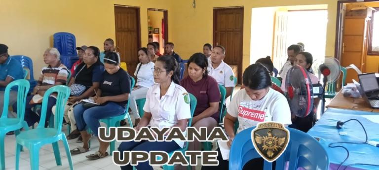 Sertu Kristoforus R. Modo Dampingi Rapat Konsolidasi Kopdes Merah Putih di Golewa Selatan