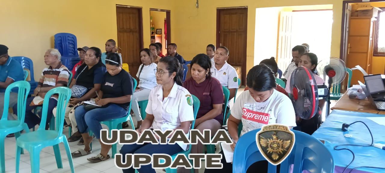 Sertu Kristoforus R. Modo Dampingi Rapat Konsolidasi Kopdes Merah Putih di Golewa Selatan