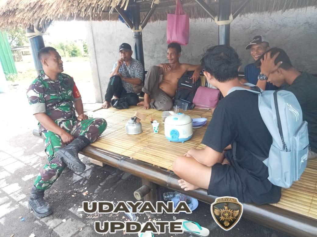 Sertu Usman Ajak Warga Dusun Dasan Bagik Luar Jaga Lingkungan dan Keamanan