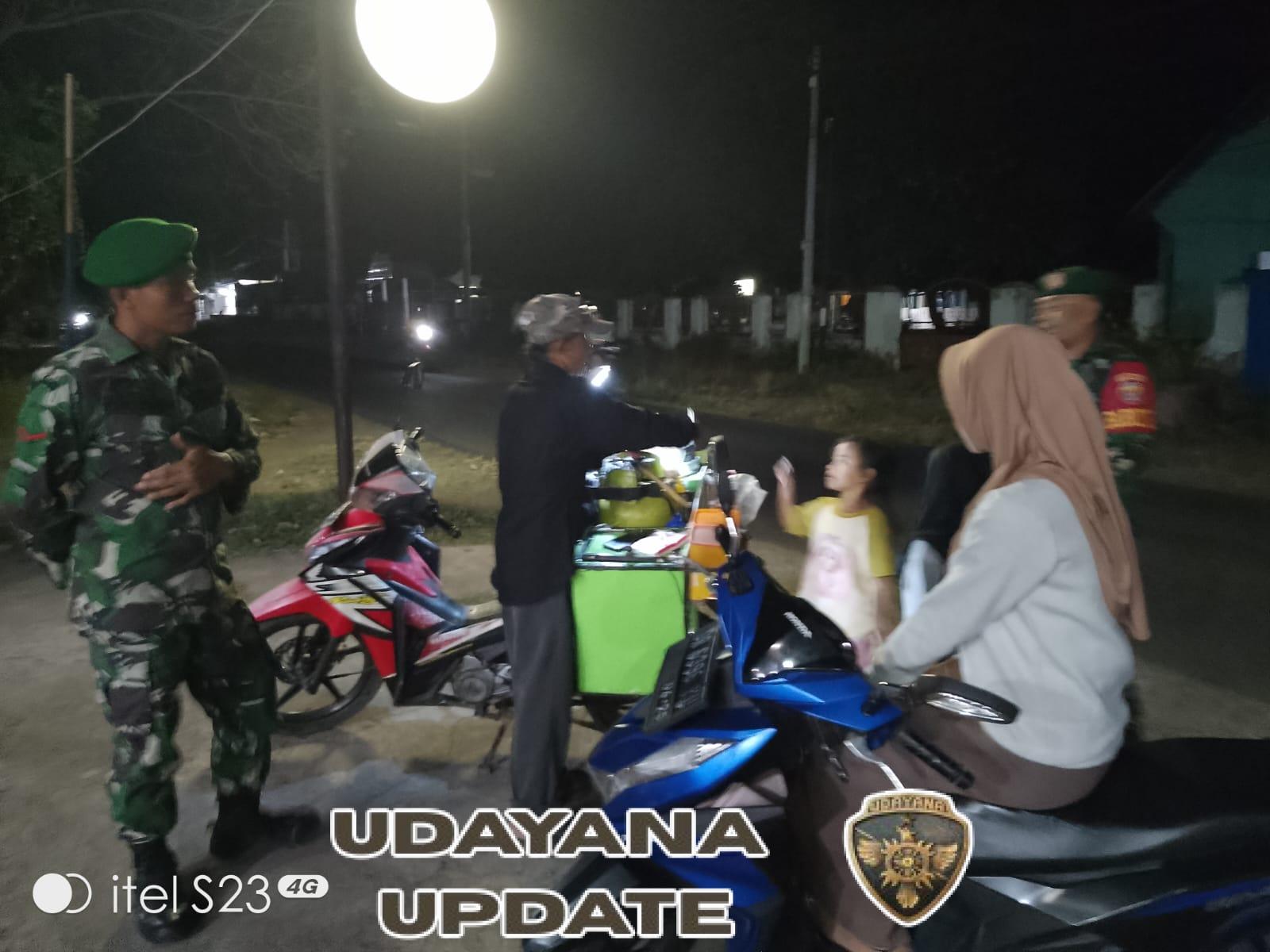 Babinsa Koramil 1615-03/Sambelia Gencarkan Patroli Malam di Desa Senanggalih