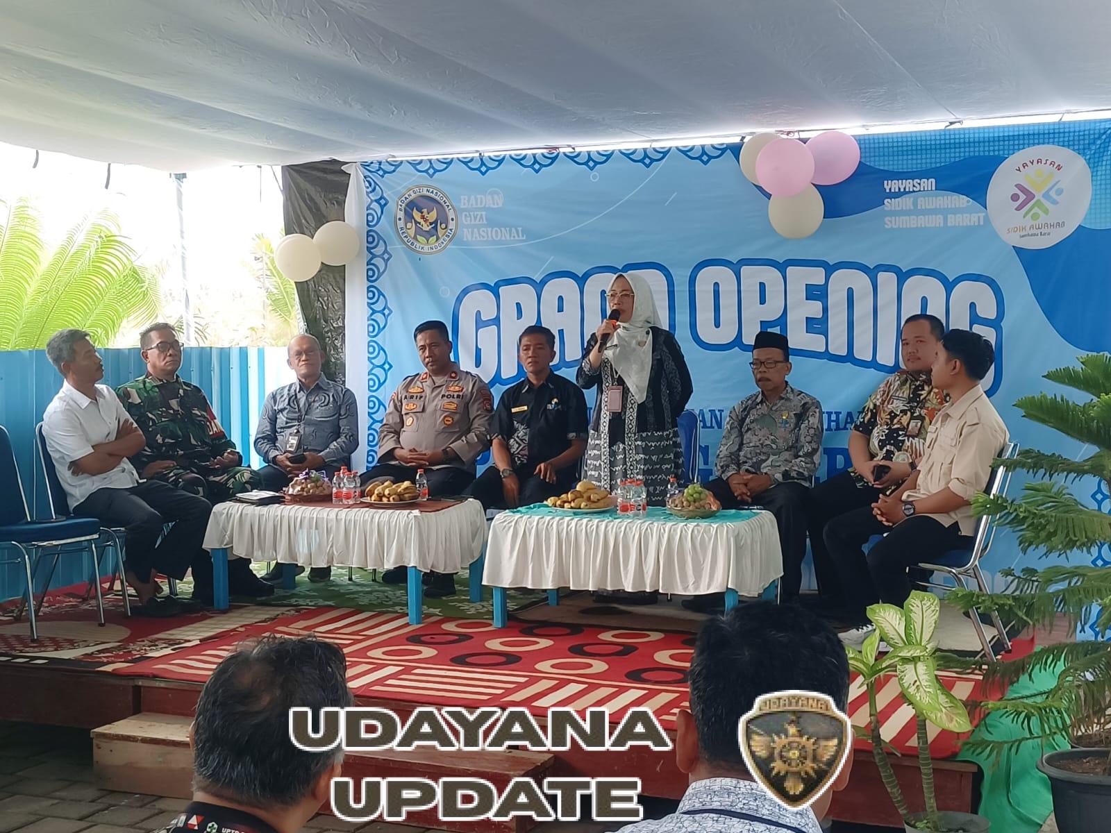 SPPG Telaga Bertong Resmi Dibuka, Perkuat Upaya Peningkatan Gizi Masyarakat Sumbawa Barat