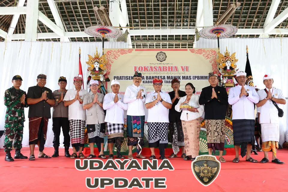 Bupati Sanjaya Buka Lokasabha VI Pratisentana Bendesa Manik Mas (PBMM) Tabanan