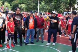 Tingkatkan Kualitas Ruang Publik, Pemkab Tabanan Launching Kereta Anak dan Tribun Lapangan Basket di Lapangan Alit Saputra