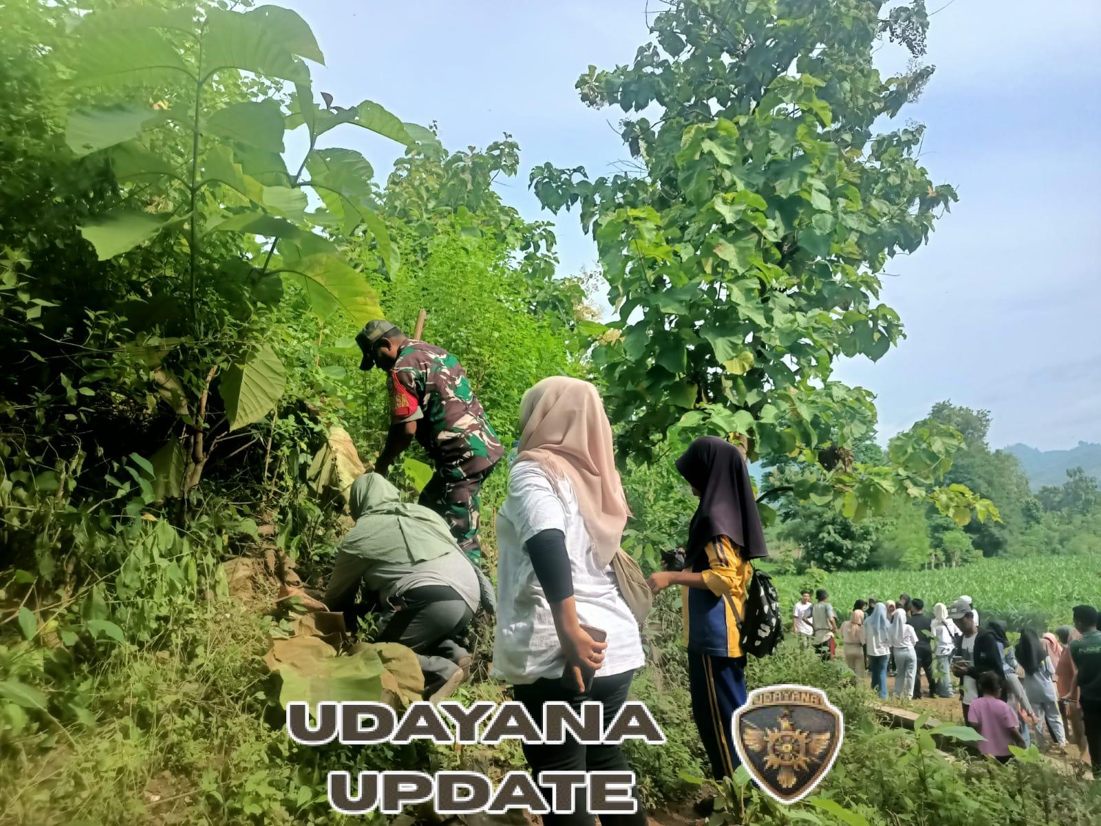 TNI Koramil Palibelo Dukung Penuh Gerakan Penanaman Pohon di Kawasan Wisata Oi Safuru