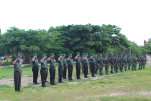 Upacara Bendera Bulan Januari, Dandim 1601/Sumba Timur Sampaikan Amanat Panglima TNI