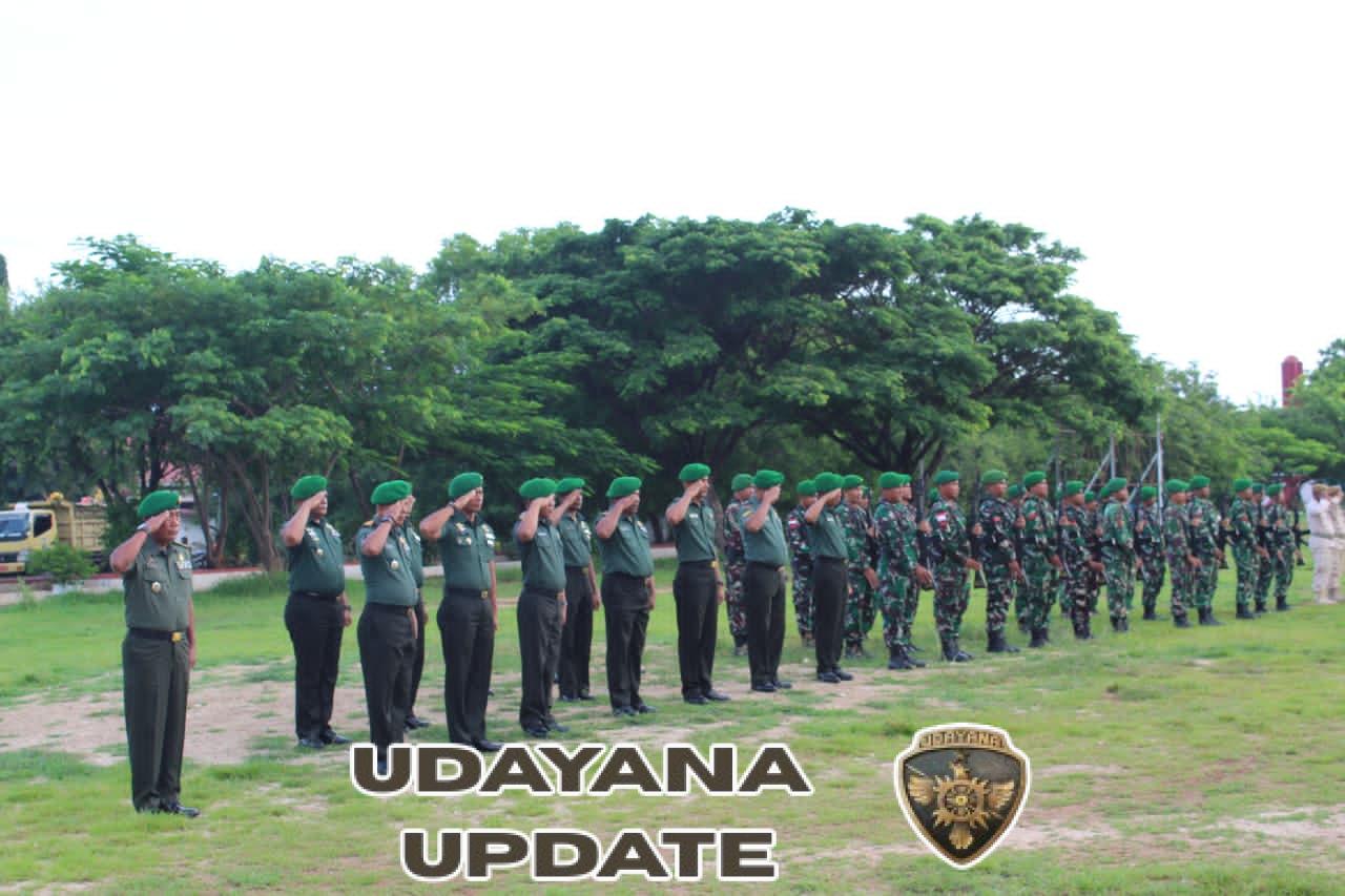 Upacara Bendera Bulan Januari, Dandim 1601/Sumba Timur Sampaikan Amanat Panglima TNI