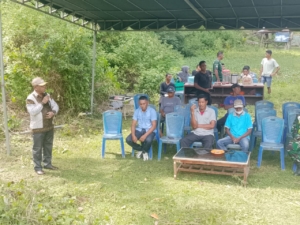 Seremonial Adat Peletakan Batu Pertama Pembangunan Koperasi Merah Putih di Mbuliwaralau Utara