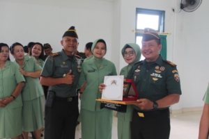 Kodim 1616/Gianyar Gelar Tradisi Korp Raport Serah Terima Jabatan Perwira dan Purna Bhakti