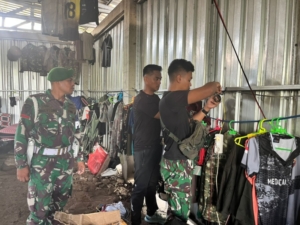 Wujudkan Pangkalan Aman, Yonif TP 834/Wakanga Mere Cek Instalasi Listrik Gedung dan Prasarana.