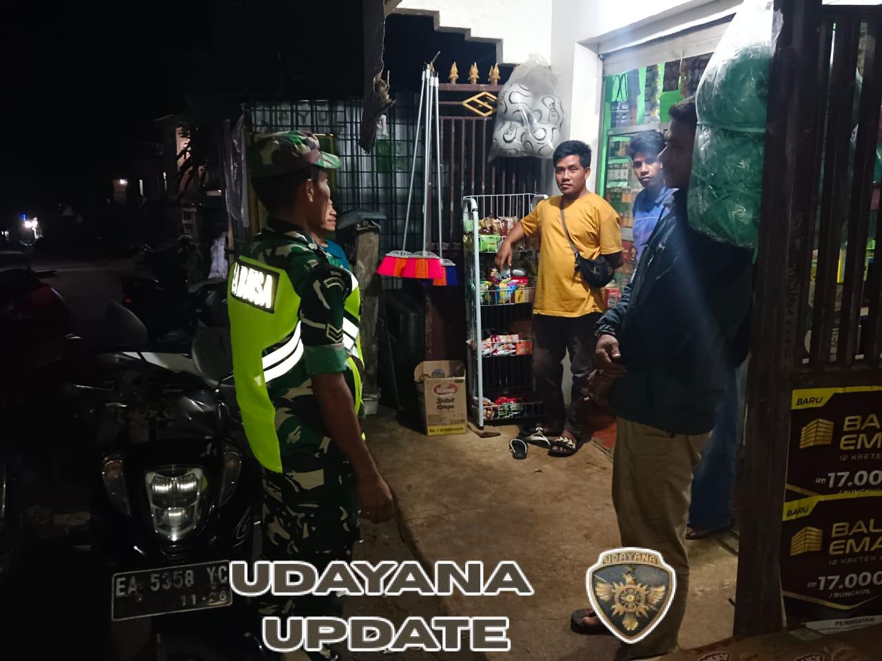 Sertu Herman Himbau Warga Labuan Kananga Awasi Remaja Hindari Mabuk dan Narkoba