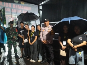 Aparat TNI Polri Di Nusa Penida Gelar Pengamanan Turnamen Bola Volly Eka Putra Cup II tahun 2026