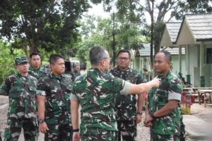 Pangdam IX/Udayana Kunjungi Yon TP 877/Biinmaffo, Pastikan Kesiapan Jelang Kunker Menhan RI