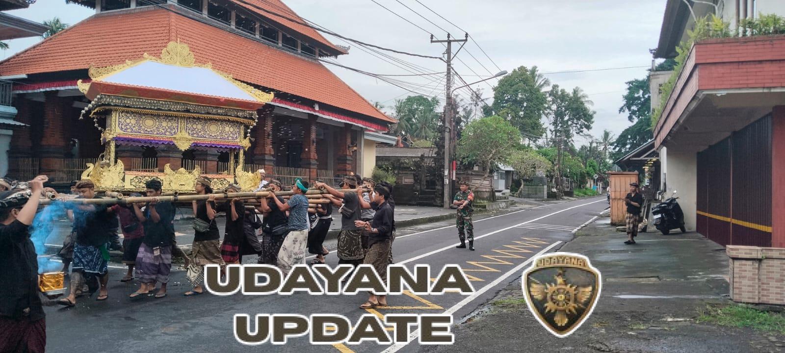 Aparat Gabungan Di Desa Tohpati Amankan Upacara Keagamaan