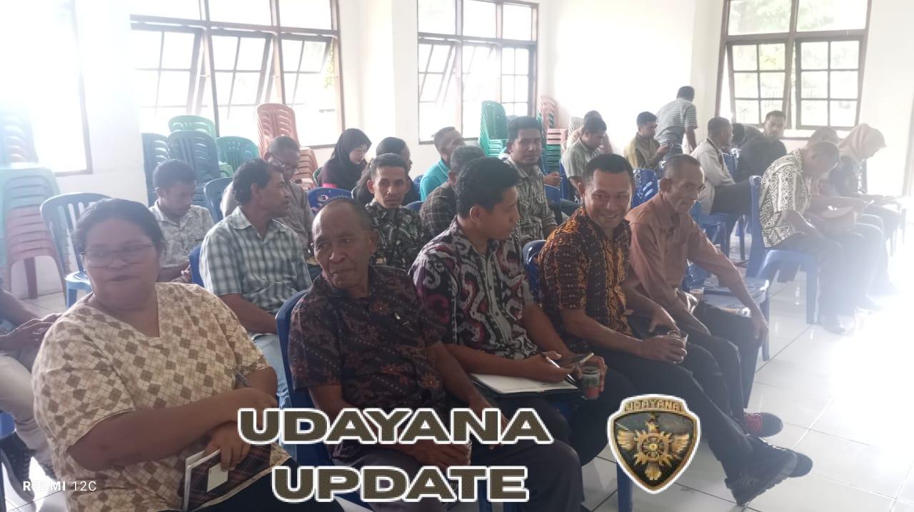 Babinsa Posramil Keo Tengah Hadiri Rakor Percepatan Pembangunan Koperasi Merah Putih