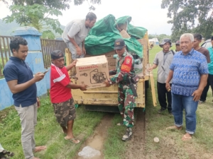 Babinsa Desa Rato Hadiri Penyerahan Mesin Diesel untuk Ketahanan Pangan Nasional